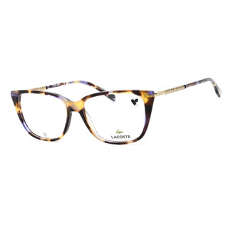 Lacoste L2939 Eyeglasses HAVANA PURPLE/Clear demo lens