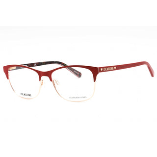 Moschino Love MOL526 Eyeglasses RED/Clear demo lens