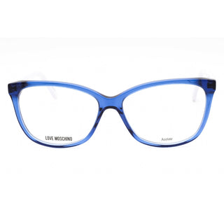 Moschino Love MOL546 Eyeglasses BLUE/Clear demo lens