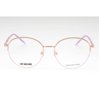 Moschino Love MOL569 Eyeglasses Lilac Gold Copper / Clear Lens