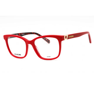 Moschino Love MOL585 Eyeglasses RED/Clear demo lens