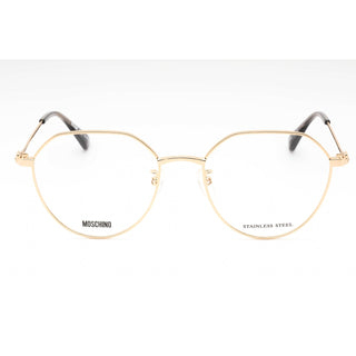 Moschino MOS564/F Eyeglasses GOLD/Clear demo lens