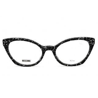 Moschino MOS582 Eyeglasses BLK MARBLE/Clear demo lens