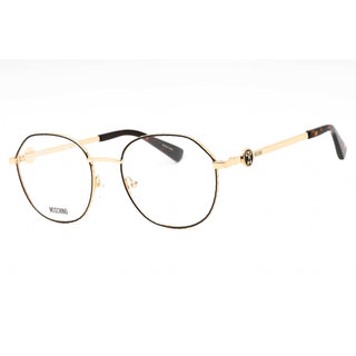 Moschino MOS586 Eyeglasses GOLD BLACK/Clear demo lens