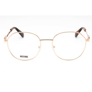 Moschino MOS586 Eyeglasses GOLD COPPER/Clear demo lens