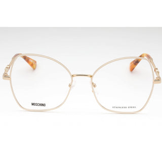 Moschino MOS600 Eyeglasses Ivory Gold / Clear Lens