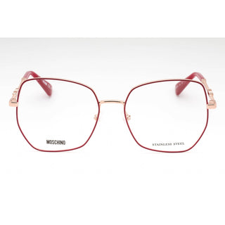 Moschino MOS610 Eyeglasses Cyclamen Copper Gold / Clear demo lens