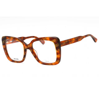 Moschino MOS614 Eyeglasses HAVANA PATTERN/Clear demo lens