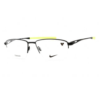 Nike NIKE 6045 Eyeglasses Satin Black/Clear demo lens