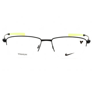 Nike NIKE 6045 Eyeglasses Satin Black/Clear demo lens