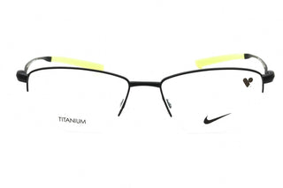 Nike NIKE 6045 Eyeglasses Satin Black/Clear demo lens