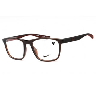 Nike NIKE 7038 Eyeglasses Brown Basalt/Clear demo lens