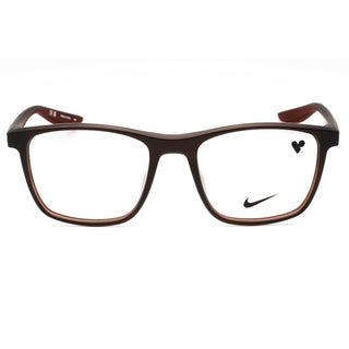 Nike NIKE 7038 Eyeglasses Brown Basalt/Clear demo lens