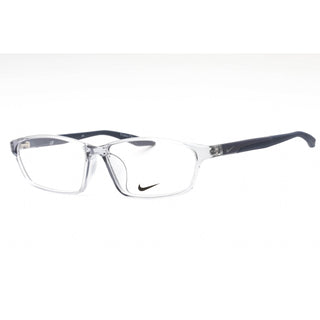 Nike NIKE 7130AF Eyeglasses /LIGHT GREY/MIDNIGHT NAVY / Clear demo lens