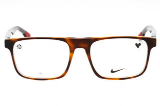 Nike NIKE 7161 Eyeglasses TORTOISE/CRYSTAL SMOKE/clear demo lens