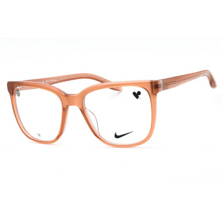 Nike NIKE 7166 Eyeglasses MILKY WARM SAND LAMINATE/Clear demo lens