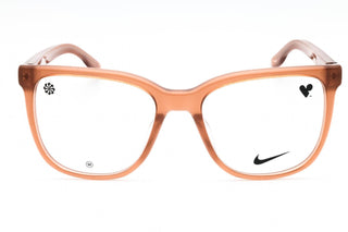 Nike NIKE 7166 Eyeglasses MILKY WARM SAND LAMINATE/Clear demo lens