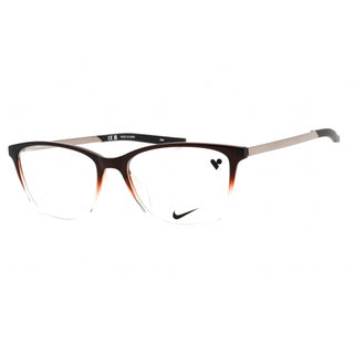 Nike NIKE 7284 Eyeglasses BROWN BASALT/CLEAR FADE/Clear demo lens