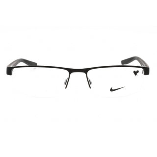 Nike Nike 8137 Eyeglasses SATIN BLACK/BLACK/Clear demo lens