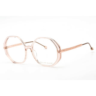 Philipp Plein VPP053S Eyeglasses Shiny Transparent Pink / Clear Lens