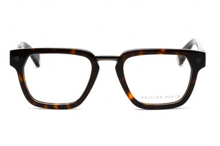 Philipp Plein VPP055W Eyeglasses Shiny Dark Havana / Clear Lens
