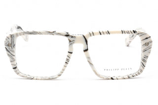 Philipp Plein VPP081 Eyeglasses Marbled Ivory / Clear Lens