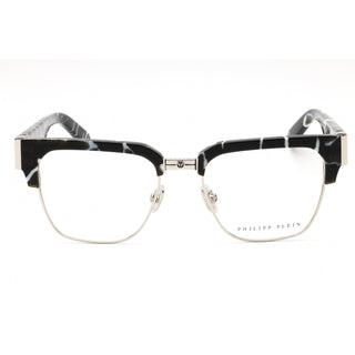 Philipp Plein VPP113M Eyeglasses Marbled Black /clear demo lens