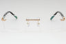 C01 - Shiny Gold/Black / Clear Lens