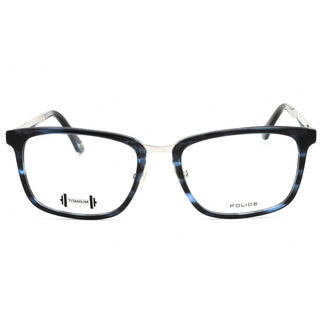 Police VPL684 acetate Rectangular Men's Eyeglasses