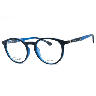 Police VPL878 injected propionate Round Men's Eyeglasses