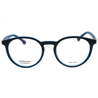 Police VPL878 injected propionate Round Men's Eyeglasses