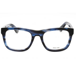 Police VPLE37 Eyeglasses Shiny Streaked Blue