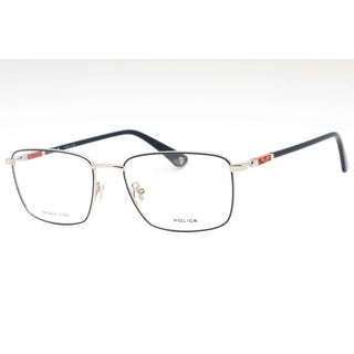 Police VPLE97N Eyeglasses Blue Silver / Clear Lens