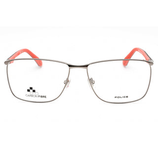 Police VPLF06 Eyeglasses Shiny Gunmetal / Clear Lens