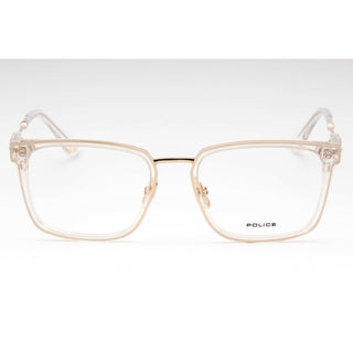 Police VPLF09 Eyeglasses Clear on Gold / Clear Lens