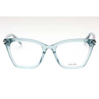 Police VPLF29 Eyeglasses Transparent Blue / Clear Lens