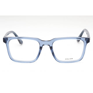 Police VPLF76 Eyeglasses Transparent Blue / Clear Lens