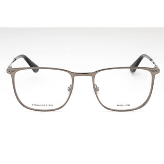 Police VPLG68 Eyeglasses Shiny Gunmetal / Clear Lens