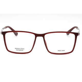 Police VPLG70 Eyeglasses Frosted Red / Clear Lens