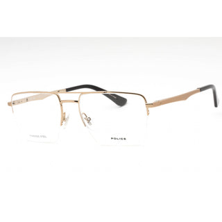 Police VPLG71 Eyeglasses Bronze Brown / Clear Lens