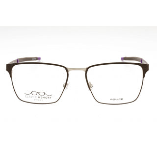 Lunettes de vue Police VPLG79 Marron Argenté / Verres transparents