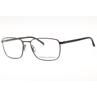 Porsche P8368 Eyeglasses Brown/clear demo lens