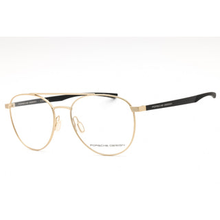 Porsche P8754 Eyeglasses GOLD/BLACK/clear demo lens