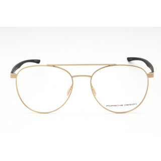 Porsche P8754 Eyeglasses GOLD/BLACK/clear demo lens