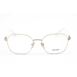 Prada 0PR 55YV Eyeglasses Talc/pale gold/Clear demo lens