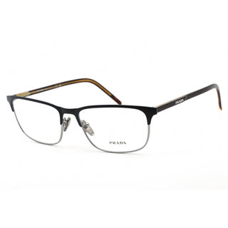 Prada 0PR 66YV Eyeglasses Matte Gunmetal Blue / Clear Lens
