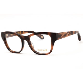 Roberto Cavalli VRC025M Eyeglasses Dark Havana/clear demo lens