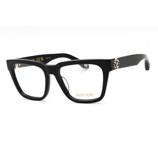 Roberto Cavalli VRC026M Eyeglasses Black/Clear demo lens