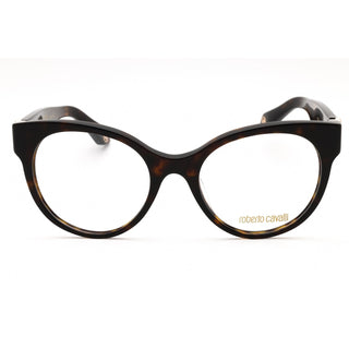 Roberto Cavalli VRC027M Eyeglasses Dark havana/clear demo lens