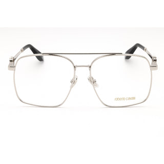 Roberto Cavalli VRC028 Eyeglasses Palladium/Clear demo lens